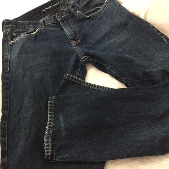 OLD NAVY SLIM/STRETCH JEANS 33/30 - Picture 2 of 6